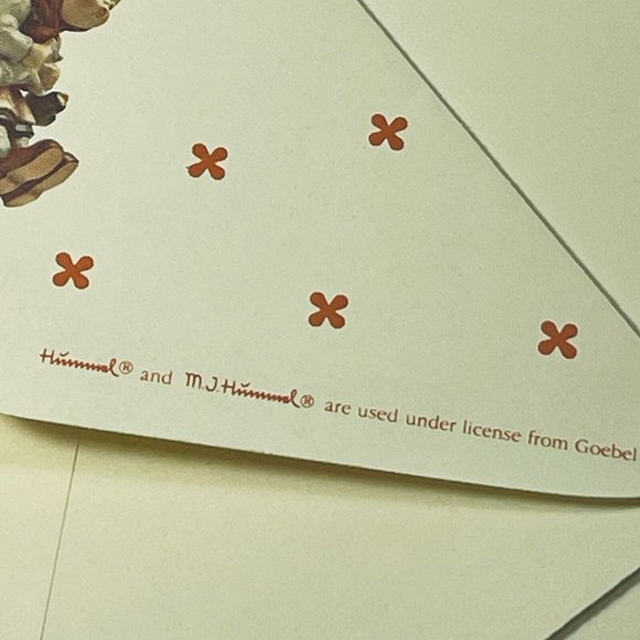 Vintage 1992 Hummel Stationary Hum #69 Happy Pastime 2 Sheets 1 Envelope Unused - Picture 6 of 11